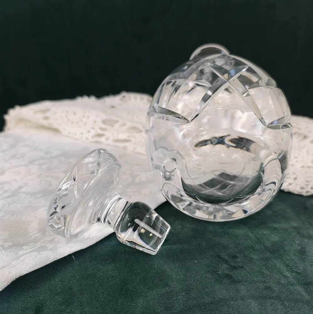 Vintage Cut Glass Crystal Decanter